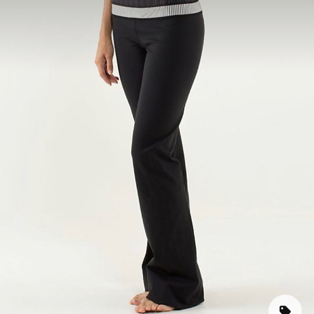Lululemon Groove  RARE VINTAGE Striped Flare Pants Size M|L
